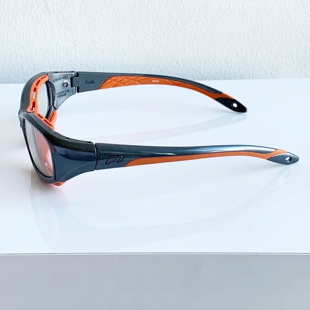 Kids Liberty Sport Slam‎ Glasses F8 Navy and Orange - with case & accessories